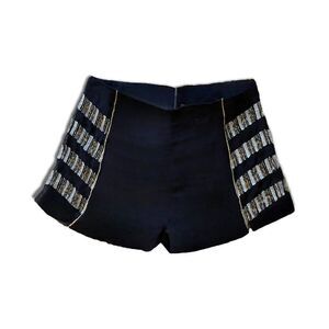 FREE PEOPLE Black Side Bead Detail Shorts |Size:2|